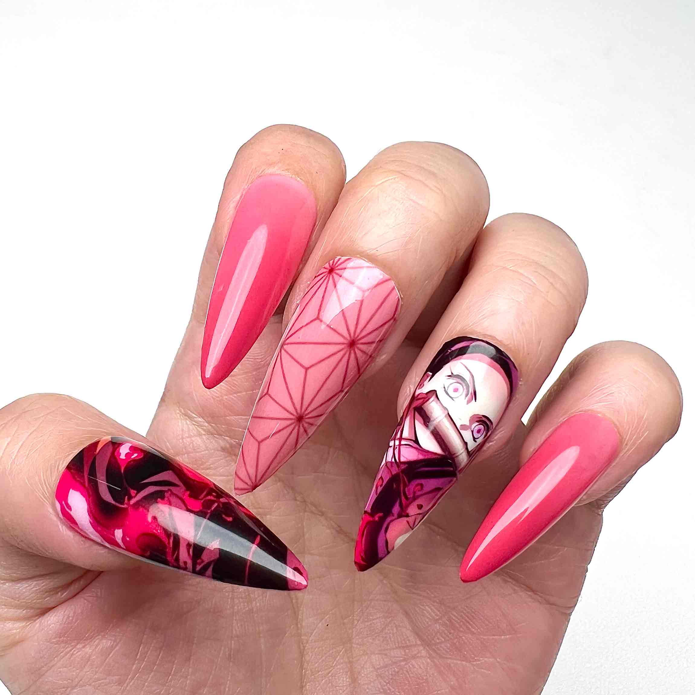 23 Anime Nail Designs to Show Your Love for Anime and Manga  Beautiful  Dawn Designs