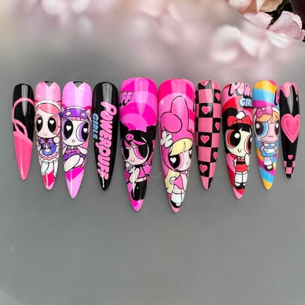 Powerpuff Girls Retro | Froni Nail