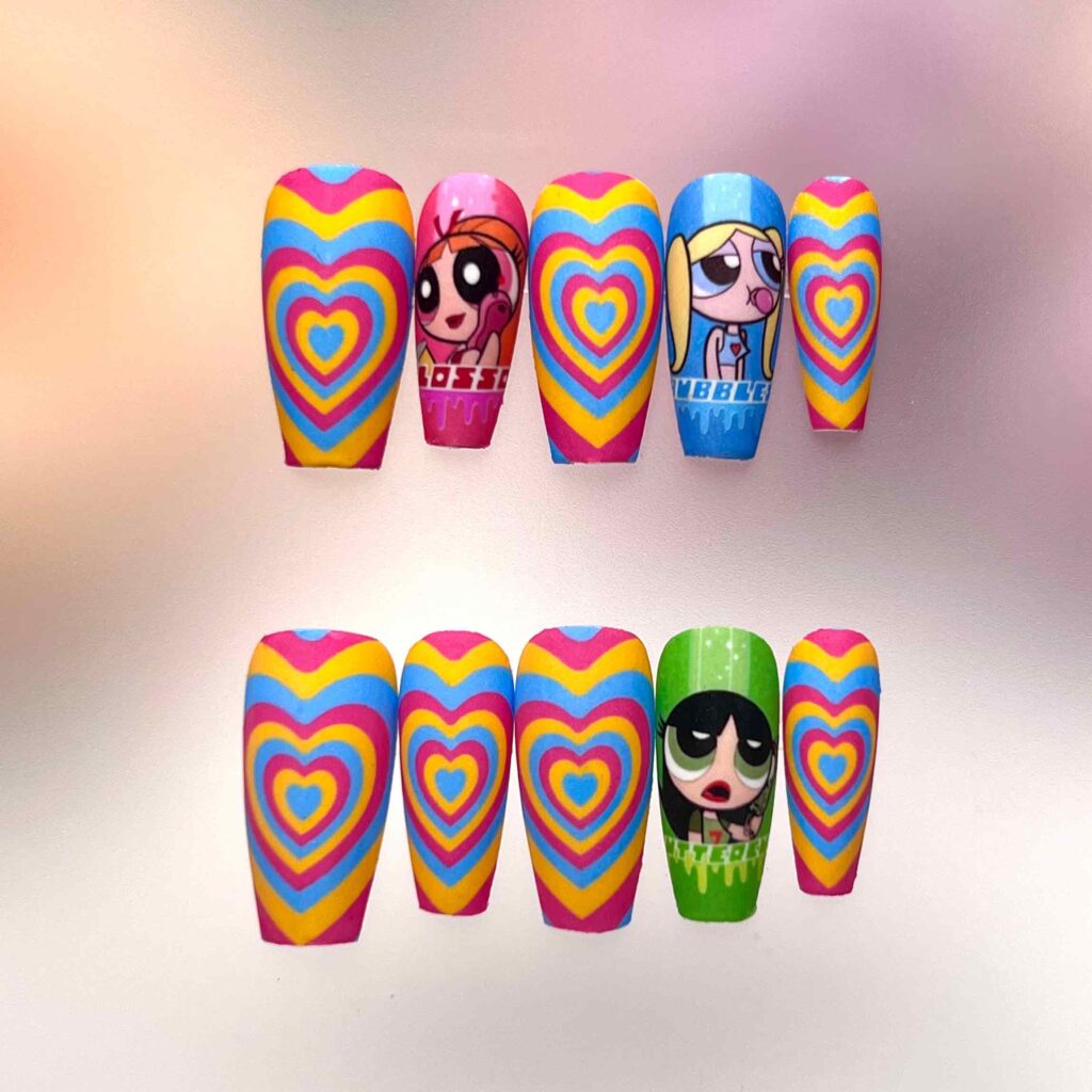 Powerpuff Girls Chic nail,