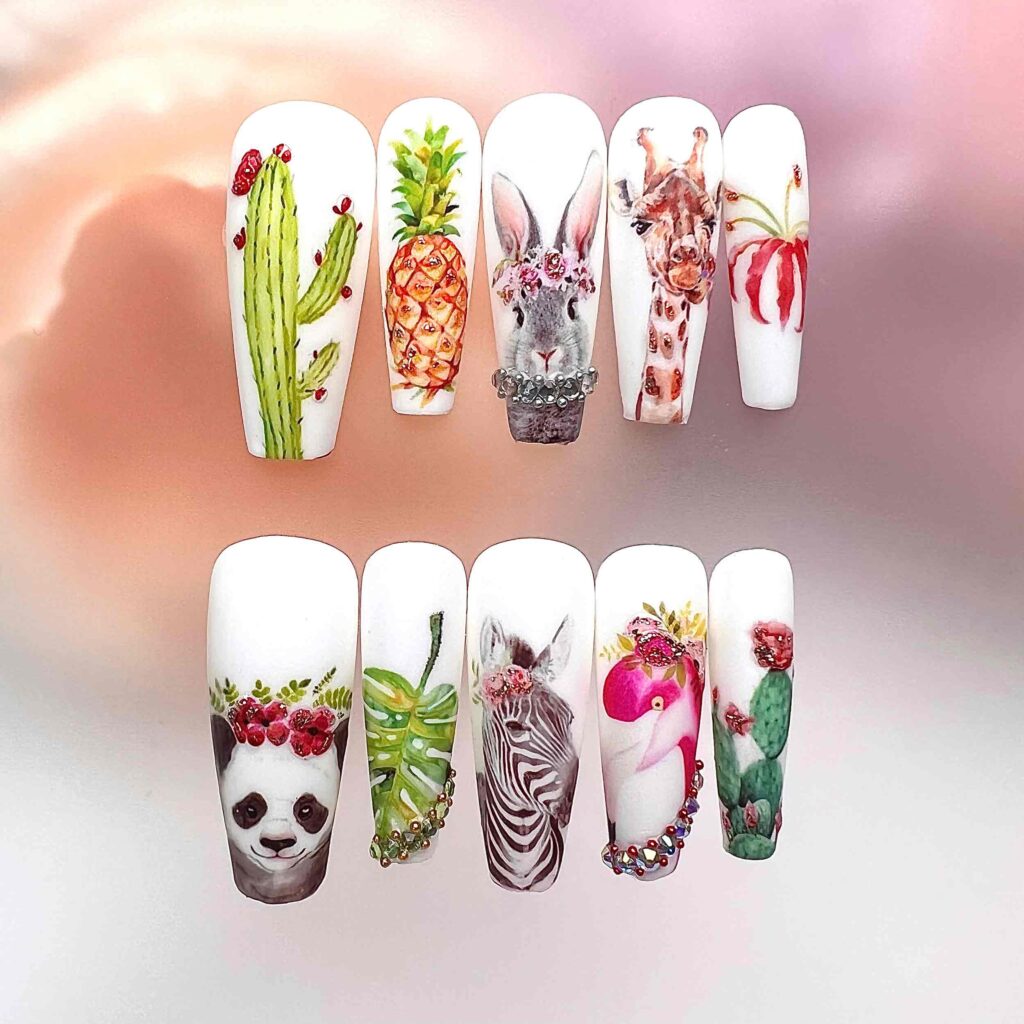 Giraffe nail,