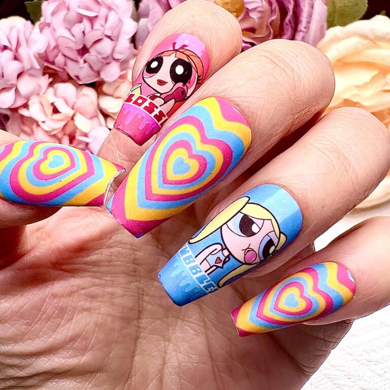 Powerpuff Girls Chic nail,