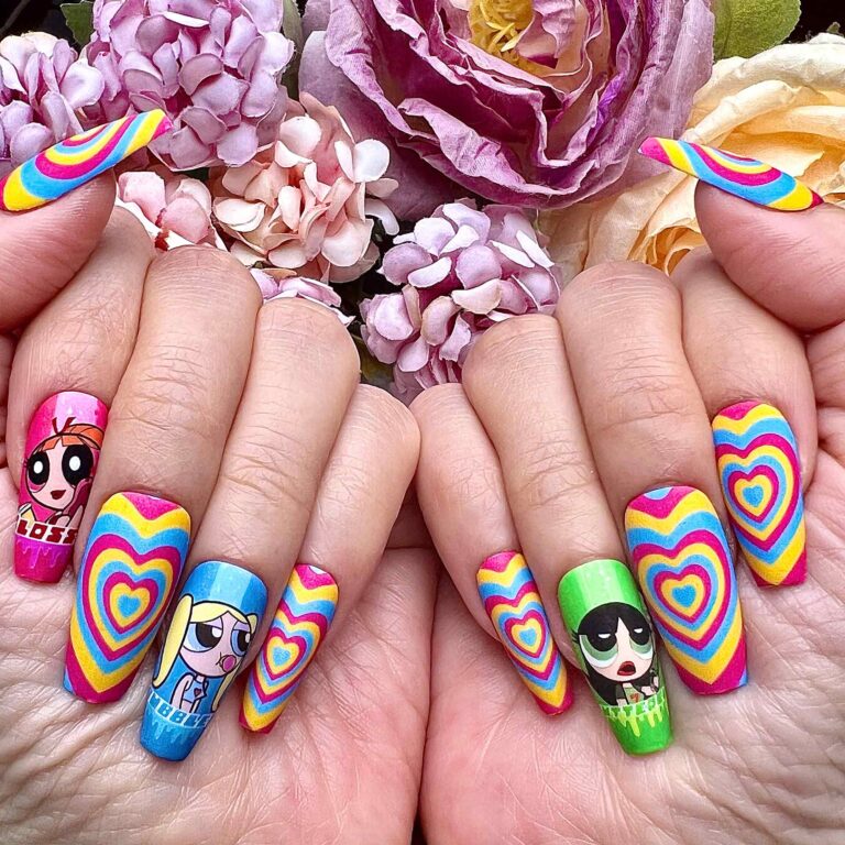 Powerpuff Girls Chic nail,