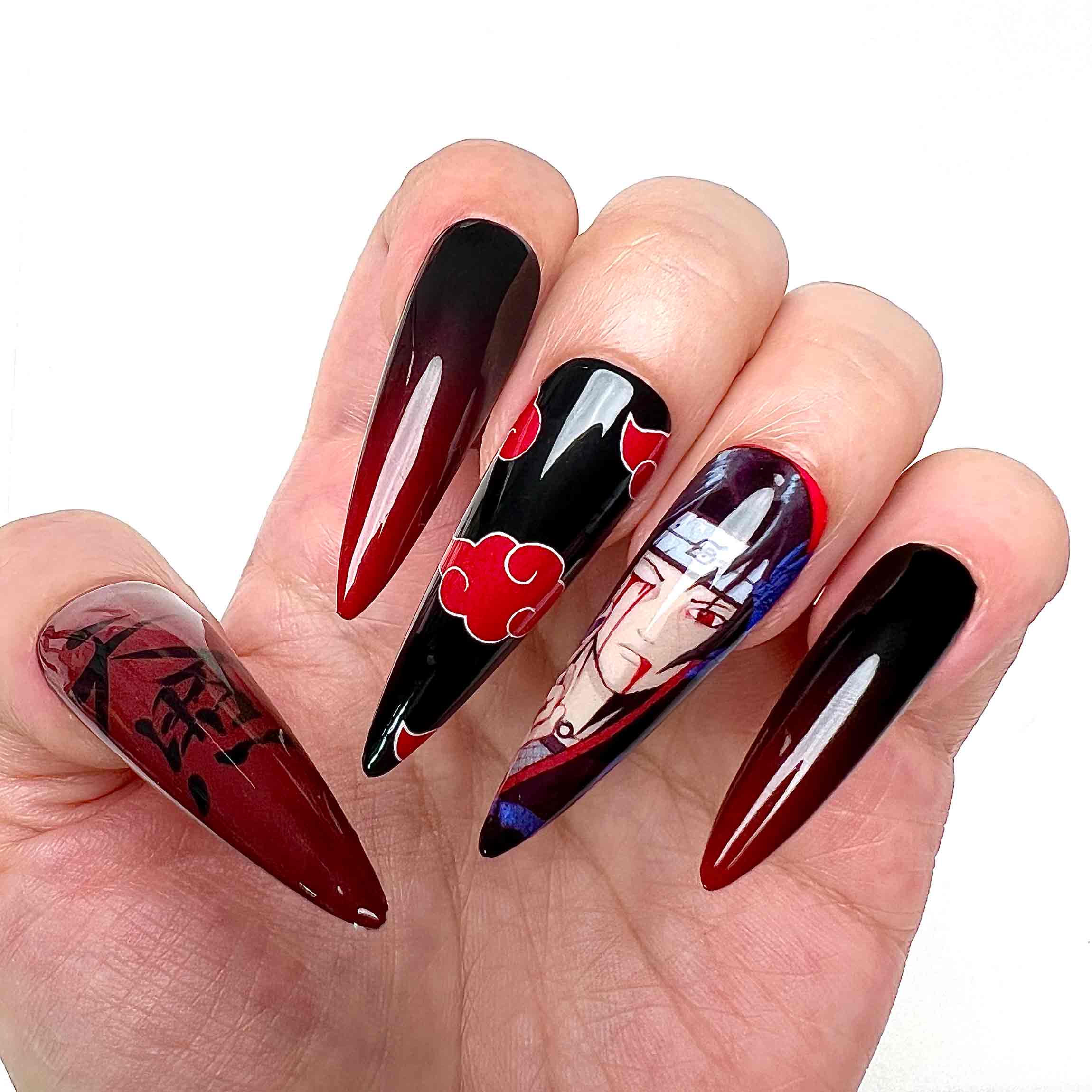 Itachi Eternal Eyes Froni Nail