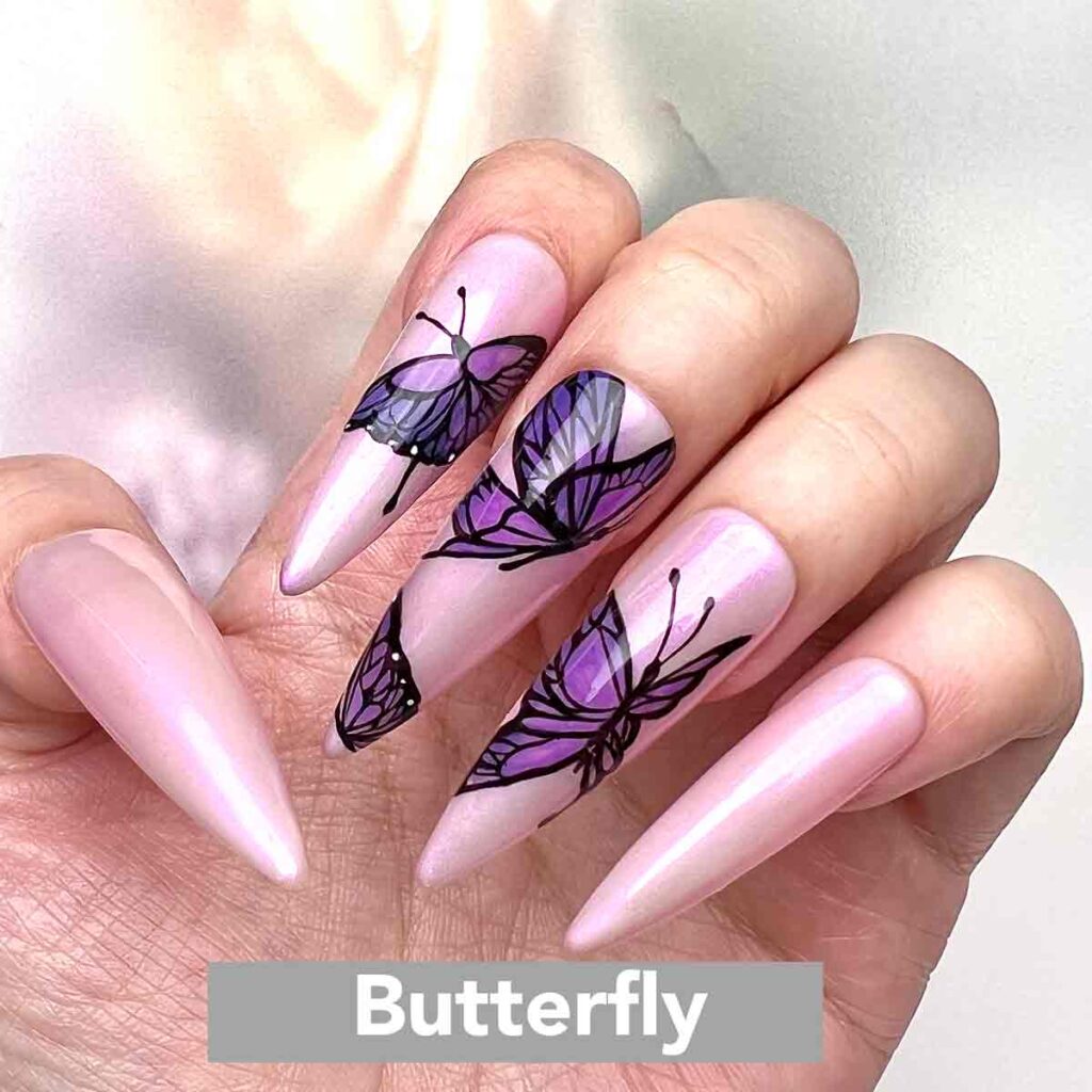 purple butterfly