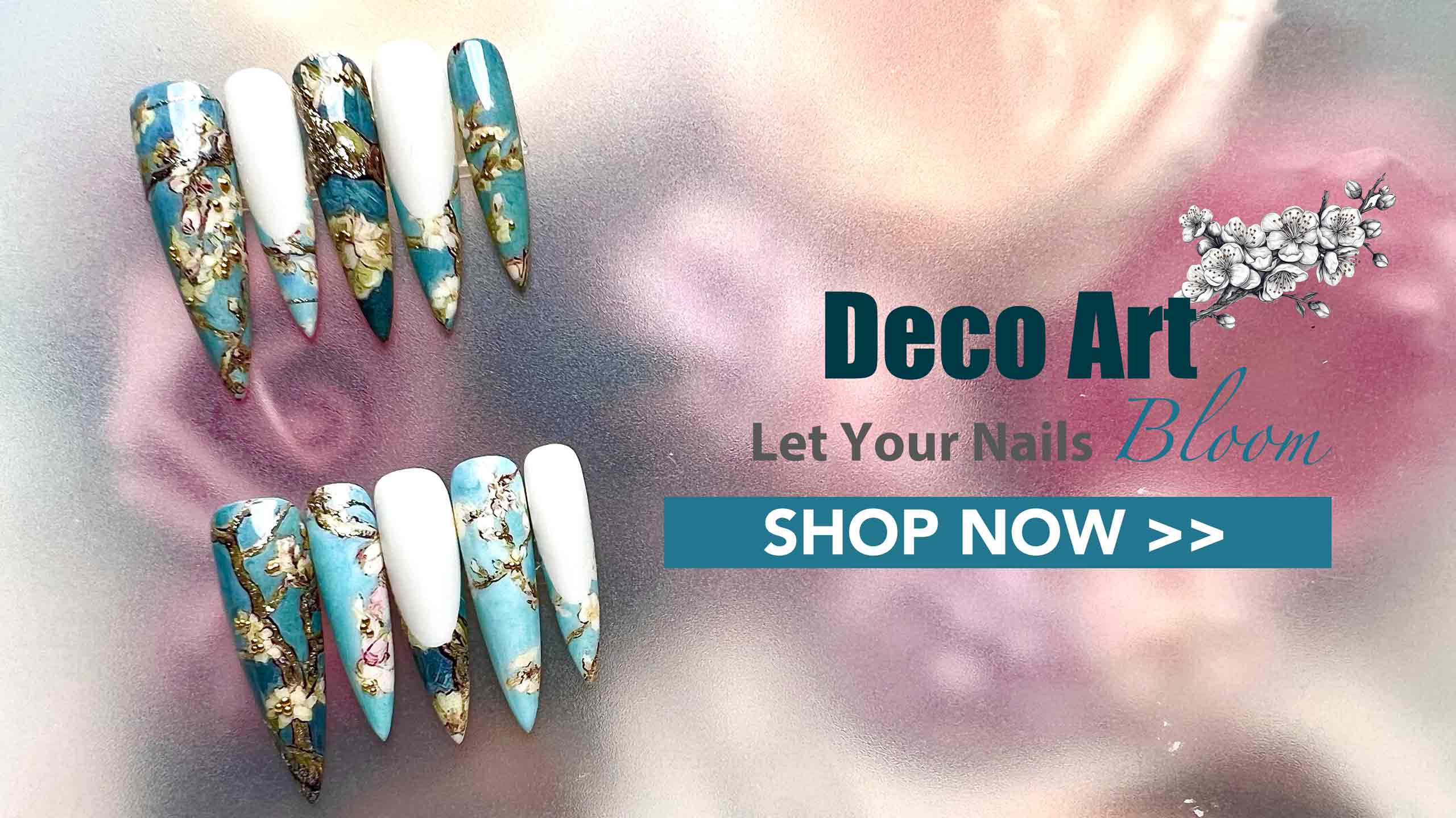 Almond Blossoms Deco Art genre