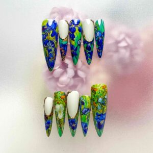 Swirling Irises