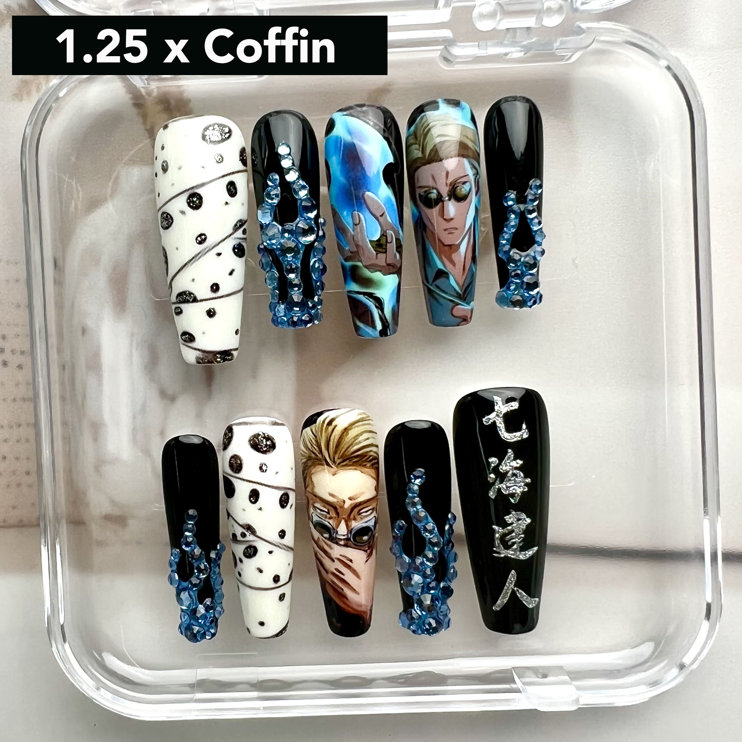 最も信頼できる Nanami Cursed Nail Froni | Brilliance Nail Chip / Attached Nails