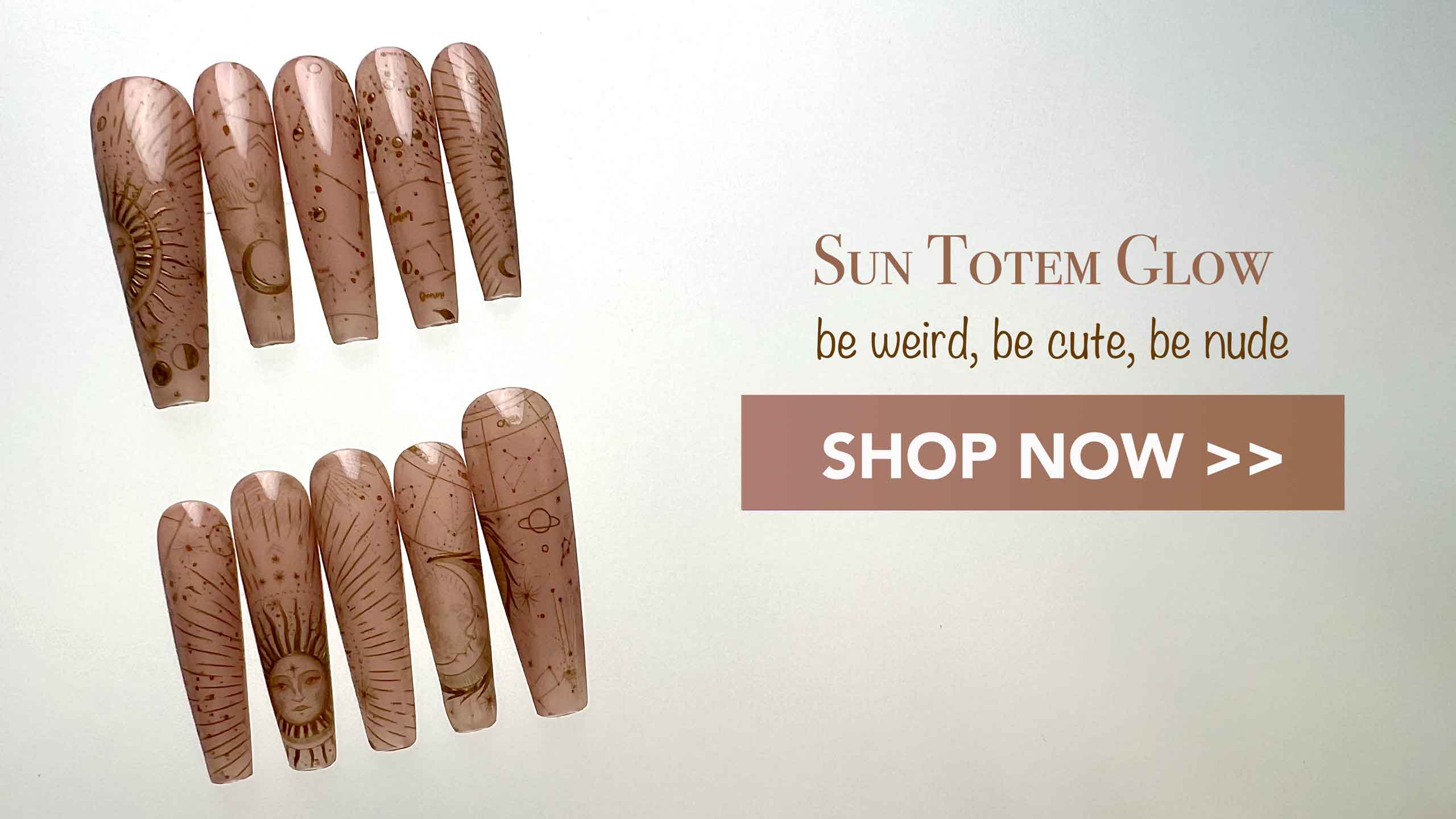 Sun Totem Nude and Quirky