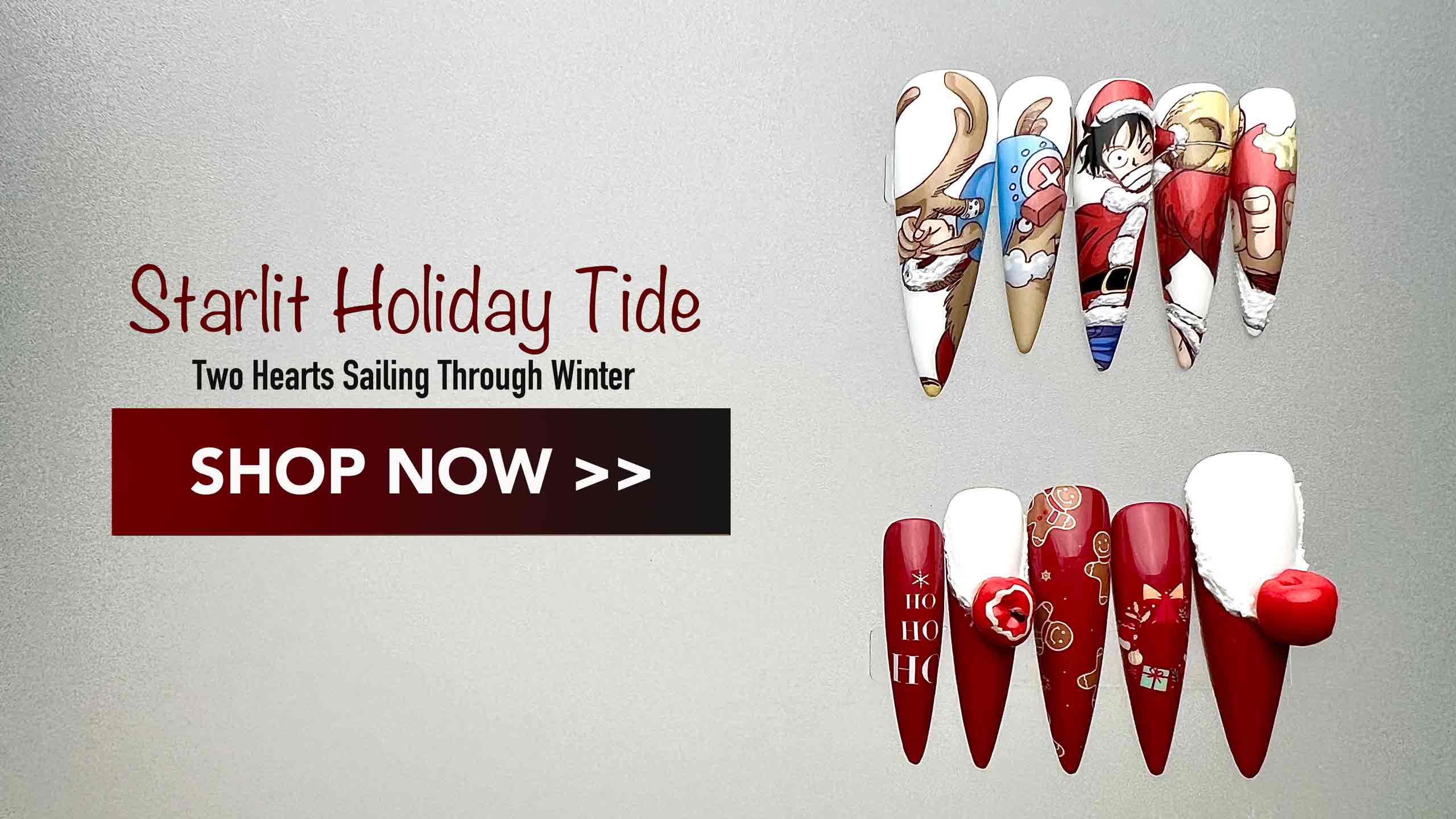 Luffy & Chopper Starlit Holiday Tide